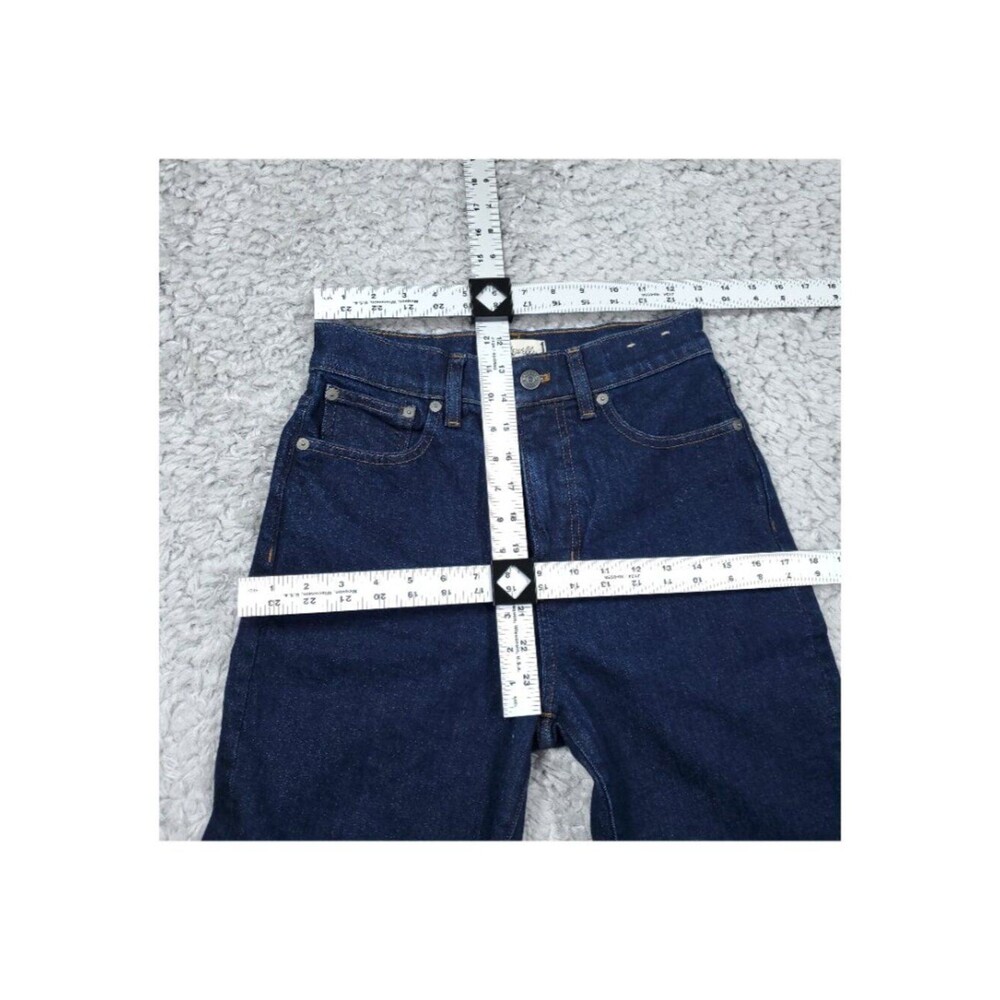 Madewell '90s Straight Jeans Blue Norman Wash Comfort Stretch Women's Size 25 - Picture 6 of 7